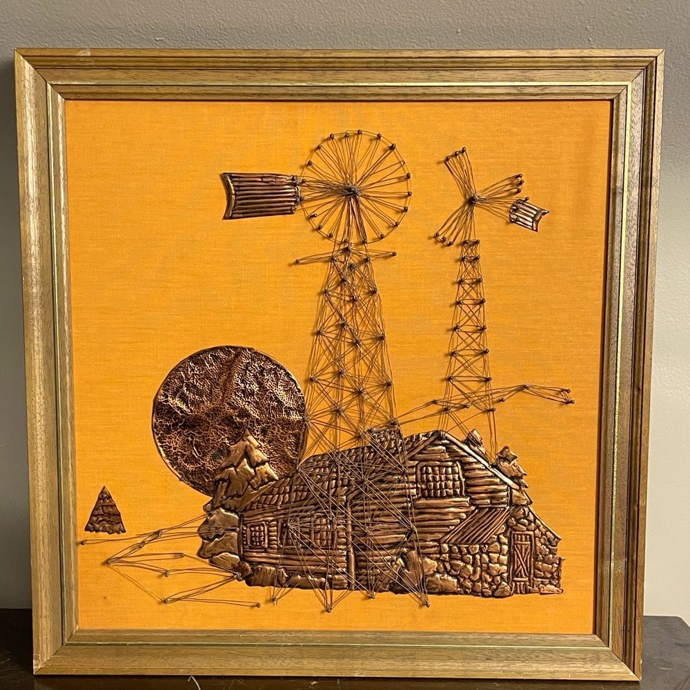 Rare Vintage Copper Art